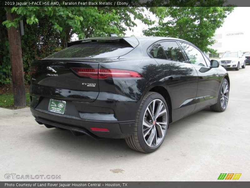 Farallon Pearl Black Metallic / Ebony 2019 Jaguar I-PACE HSE AWD