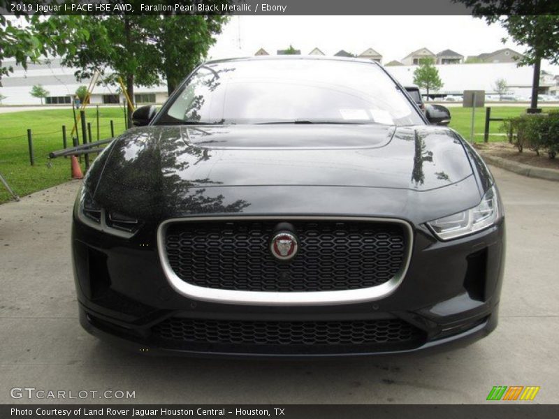 Farallon Pearl Black Metallic / Ebony 2019 Jaguar I-PACE HSE AWD