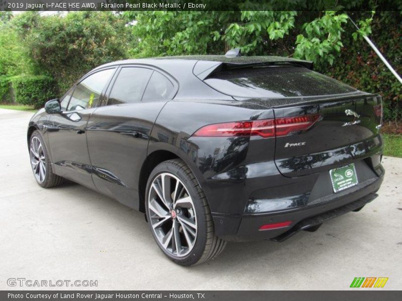 Farallon Pearl Black Metallic / Ebony 2019 Jaguar I-PACE HSE AWD