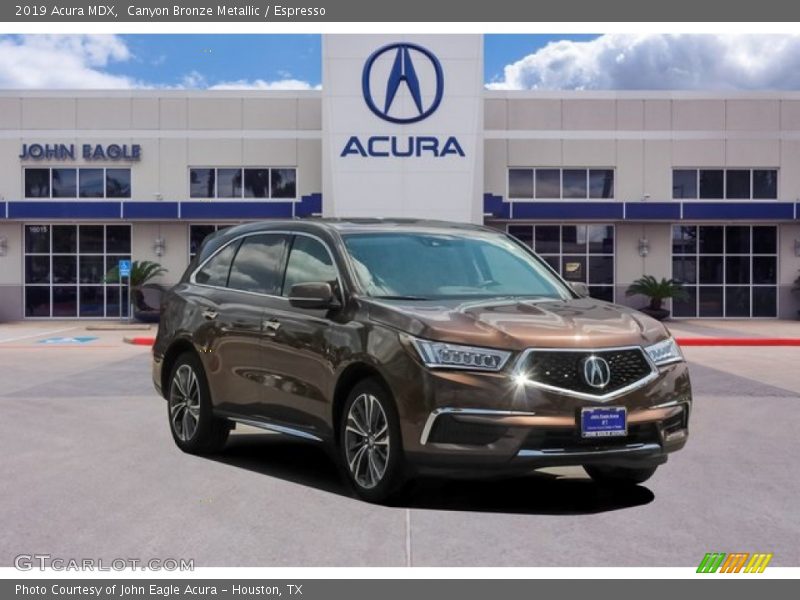 Canyon Bronze Metallic / Espresso 2019 Acura MDX
