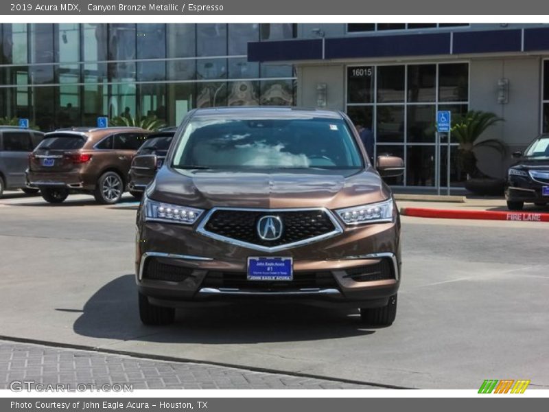 Canyon Bronze Metallic / Espresso 2019 Acura MDX
