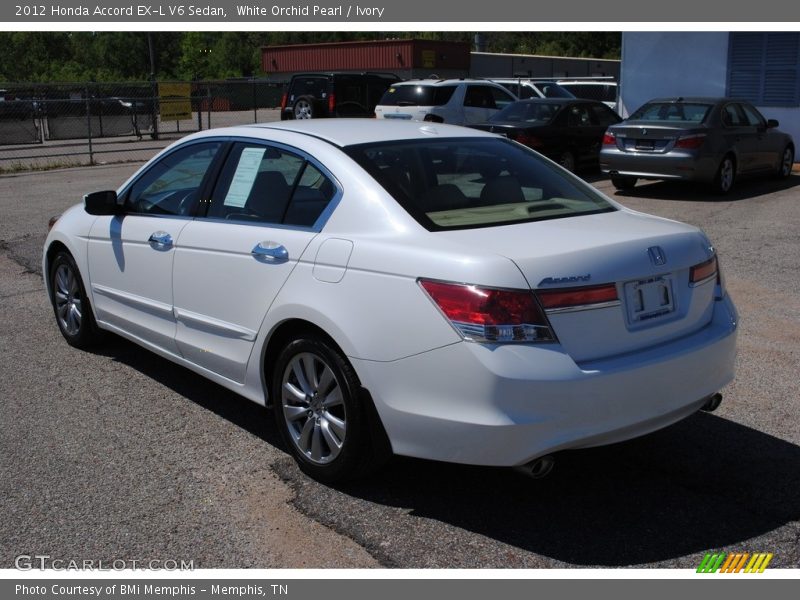 White Orchid Pearl / Ivory 2012 Honda Accord EX-L V6 Sedan