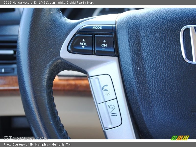 White Orchid Pearl / Ivory 2012 Honda Accord EX-L V6 Sedan
