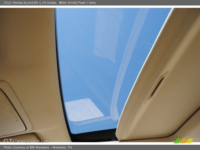 White Orchid Pearl / Ivory 2012 Honda Accord EX-L V6 Sedan