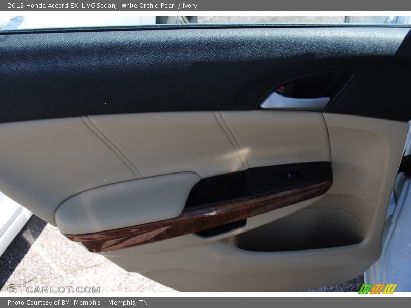 White Orchid Pearl / Ivory 2012 Honda Accord EX-L V6 Sedan