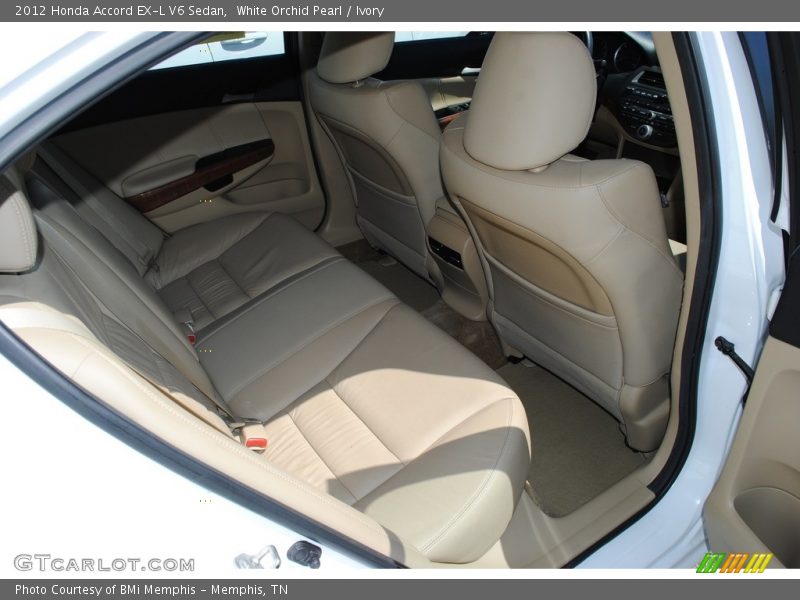 White Orchid Pearl / Ivory 2012 Honda Accord EX-L V6 Sedan