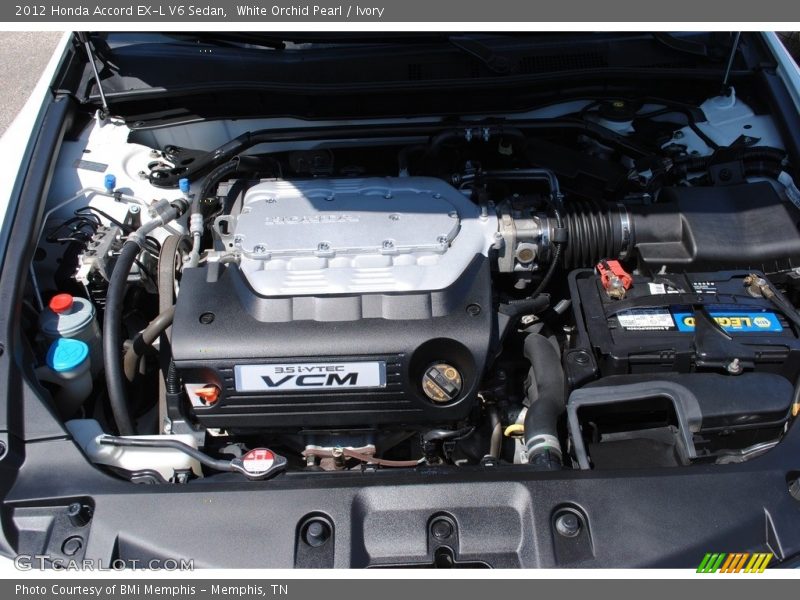 White Orchid Pearl / Ivory 2012 Honda Accord EX-L V6 Sedan
