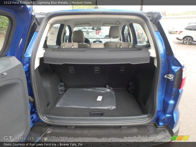 Lightning Blue Metallic / Medium Stone 2019 Ford EcoSport S