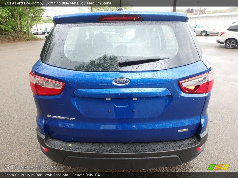 Lightning Blue Metallic / Medium Stone 2019 Ford EcoSport S