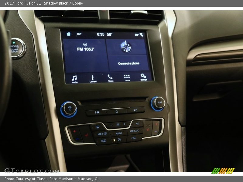 Shadow Black / Ebony 2017 Ford Fusion SE