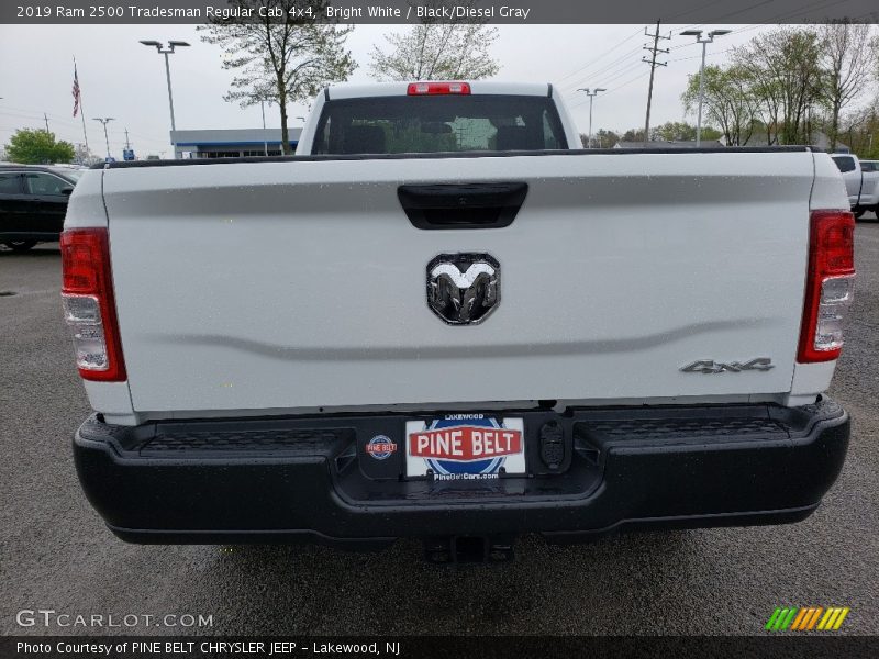 Bright White / Black/Diesel Gray 2019 Ram 2500 Tradesman Regular Cab 4x4