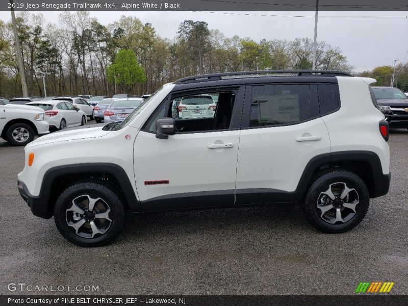 Alpine White / Black 2019 Jeep Renegade Trailhawk 4x4