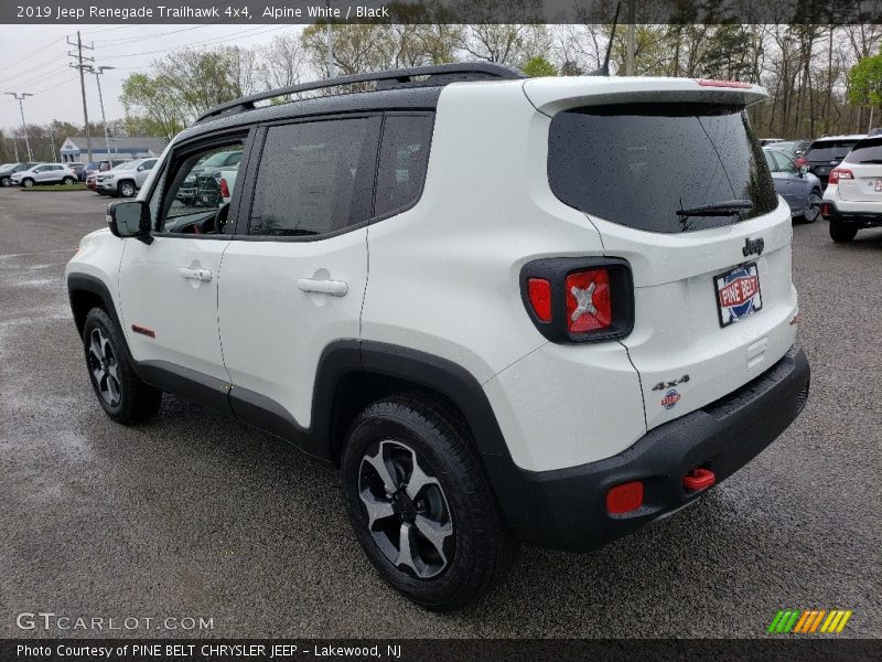 Alpine White / Black 2019 Jeep Renegade Trailhawk 4x4