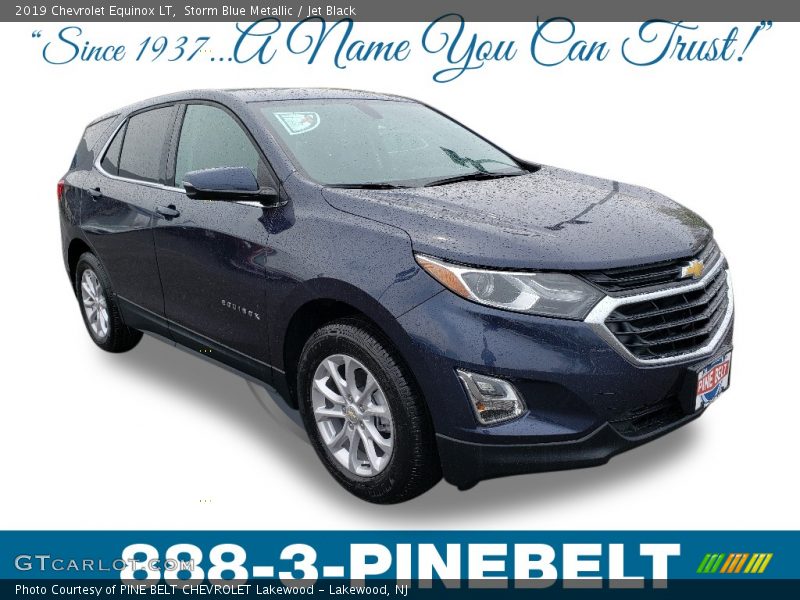 Storm Blue Metallic / Jet Black 2019 Chevrolet Equinox LT