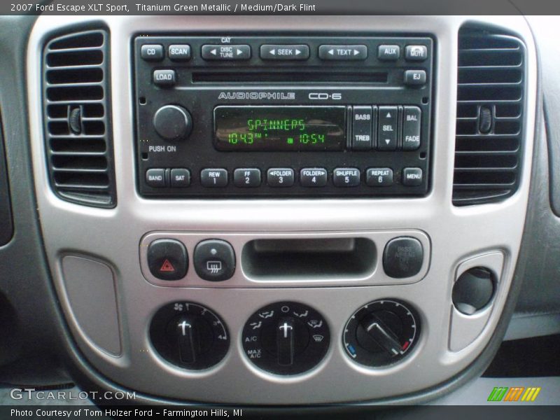 Titanium Green Metallic / Medium/Dark Flint 2007 Ford Escape XLT Sport
