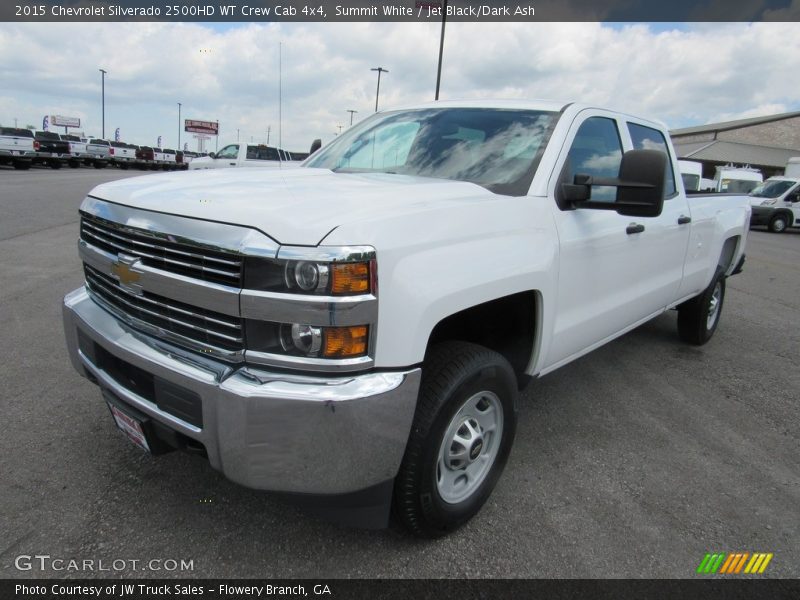 Summit White / Jet Black/Dark Ash 2015 Chevrolet Silverado 2500HD WT Crew Cab 4x4