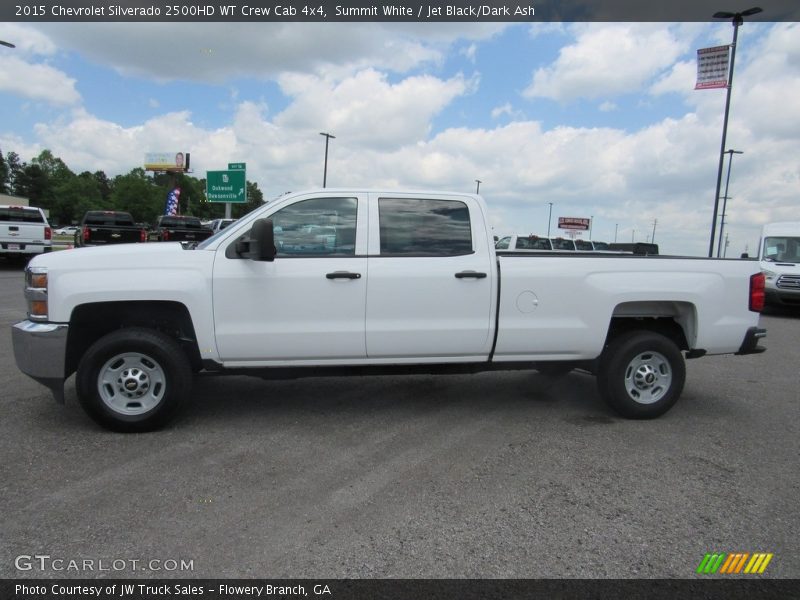 Summit White / Jet Black/Dark Ash 2015 Chevrolet Silverado 2500HD WT Crew Cab 4x4