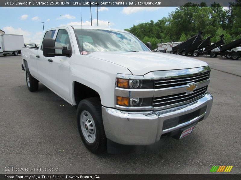 Summit White / Jet Black/Dark Ash 2015 Chevrolet Silverado 2500HD WT Crew Cab 4x4