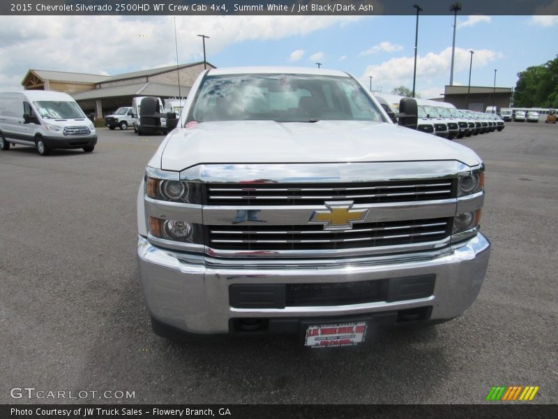Summit White / Jet Black/Dark Ash 2015 Chevrolet Silverado 2500HD WT Crew Cab 4x4