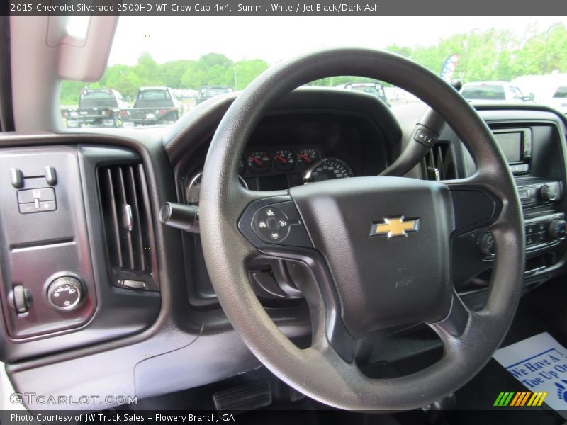 Summit White / Jet Black/Dark Ash 2015 Chevrolet Silverado 2500HD WT Crew Cab 4x4