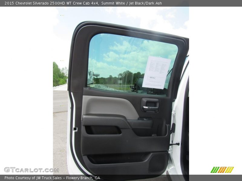 Summit White / Jet Black/Dark Ash 2015 Chevrolet Silverado 2500HD WT Crew Cab 4x4