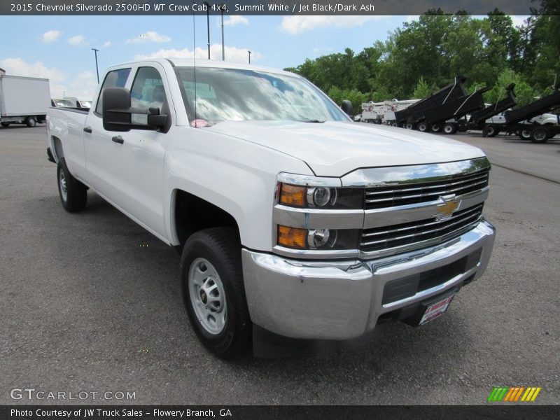 Summit White / Jet Black/Dark Ash 2015 Chevrolet Silverado 2500HD WT Crew Cab 4x4