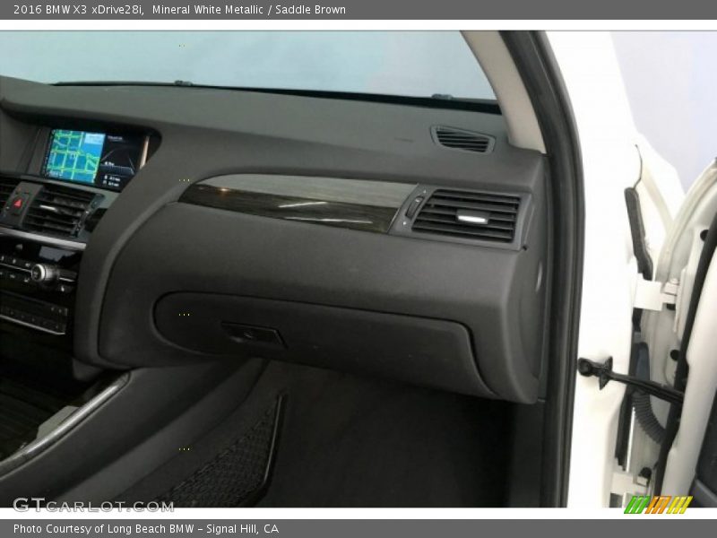 Mineral White Metallic / Saddle Brown 2016 BMW X3 xDrive28i