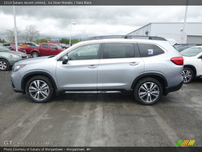 Ice Silver Metallic / Slate Black 2019 Subaru Ascent Limited