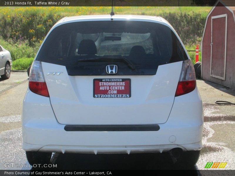 Taffeta White / Gray 2013 Honda Fit