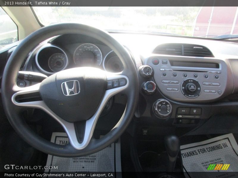 Taffeta White / Gray 2013 Honda Fit