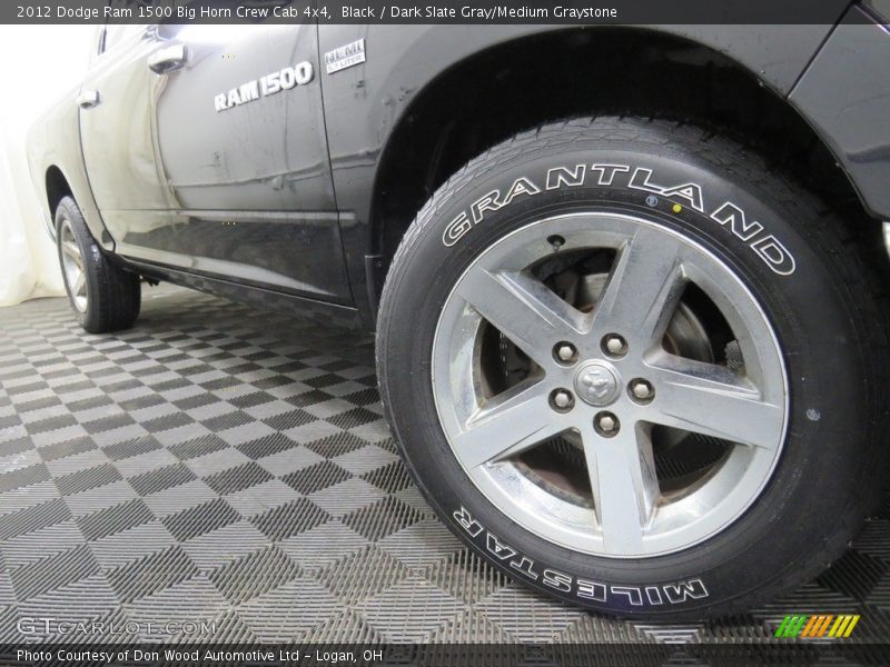 Black / Dark Slate Gray/Medium Graystone 2012 Dodge Ram 1500 Big Horn Crew Cab 4x4