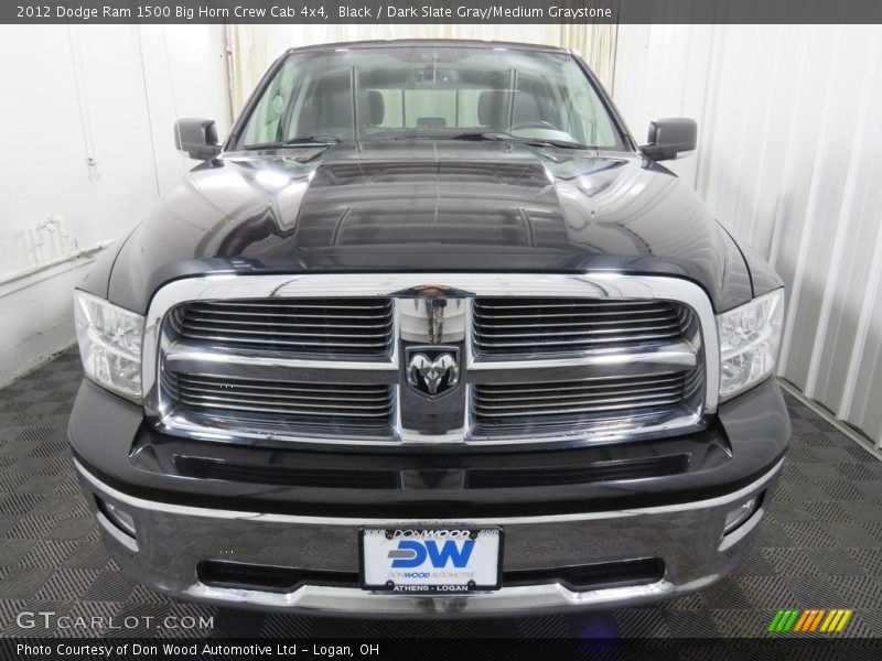 Black / Dark Slate Gray/Medium Graystone 2012 Dodge Ram 1500 Big Horn Crew Cab 4x4