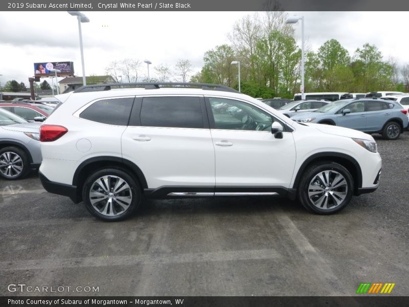 Crystal White Pearl / Slate Black 2019 Subaru Ascent Limited