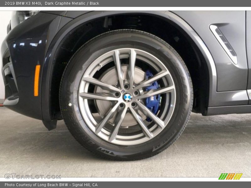 Dark Graphite Metallic / Black 2019 BMW X3 M40i