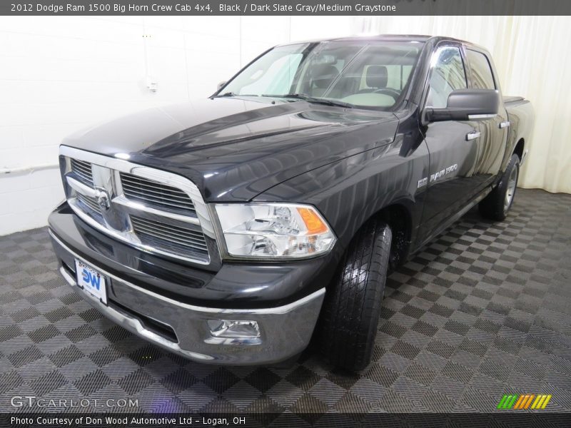 Black / Dark Slate Gray/Medium Graystone 2012 Dodge Ram 1500 Big Horn Crew Cab 4x4