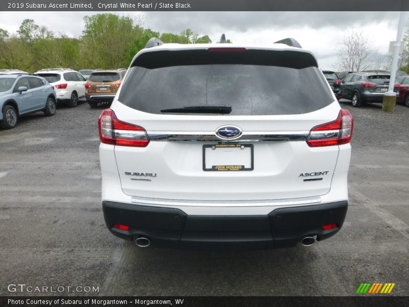 Crystal White Pearl / Slate Black 2019 Subaru Ascent Limited