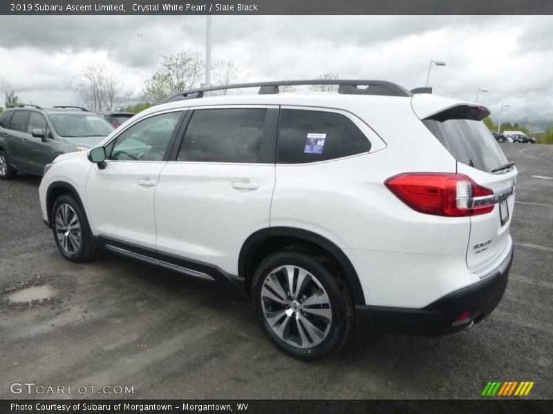 Crystal White Pearl / Slate Black 2019 Subaru Ascent Limited