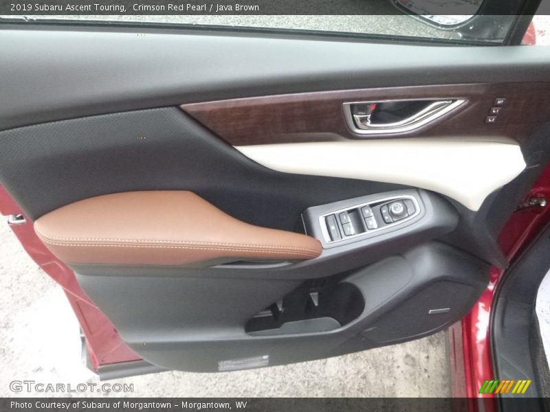 Crimson Red Pearl / Java Brown 2019 Subaru Ascent Touring