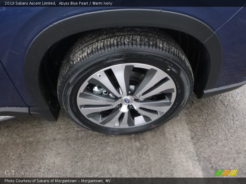 Abyss Blue Pearl / Warm Ivory 2019 Subaru Ascent Limited