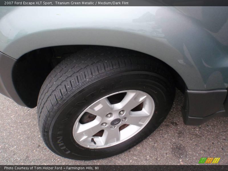 Titanium Green Metallic / Medium/Dark Flint 2007 Ford Escape XLT Sport