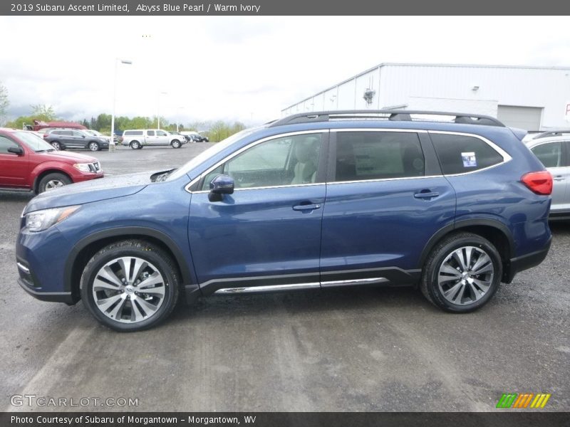 Abyss Blue Pearl / Warm Ivory 2019 Subaru Ascent Limited