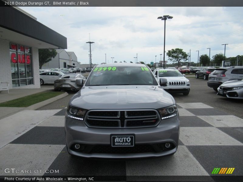 Billet Metallic / Black 2018 Dodge Durango GT