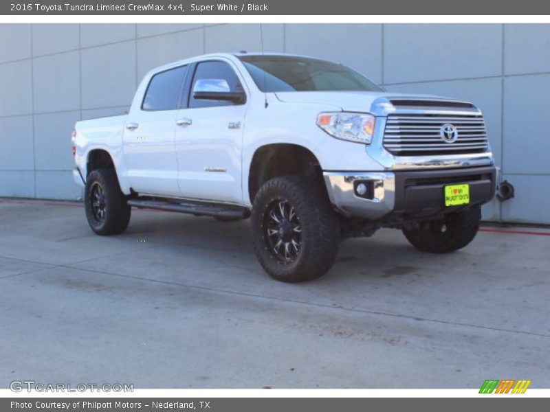 Super White / Black 2016 Toyota Tundra Limited CrewMax 4x4