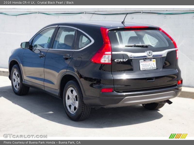 Crystal Black Pearl / Black 2016 Honda CR-V LX