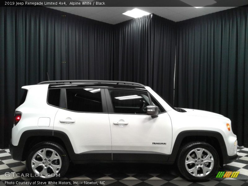 Alpine White / Black 2019 Jeep Renegade Limited 4x4