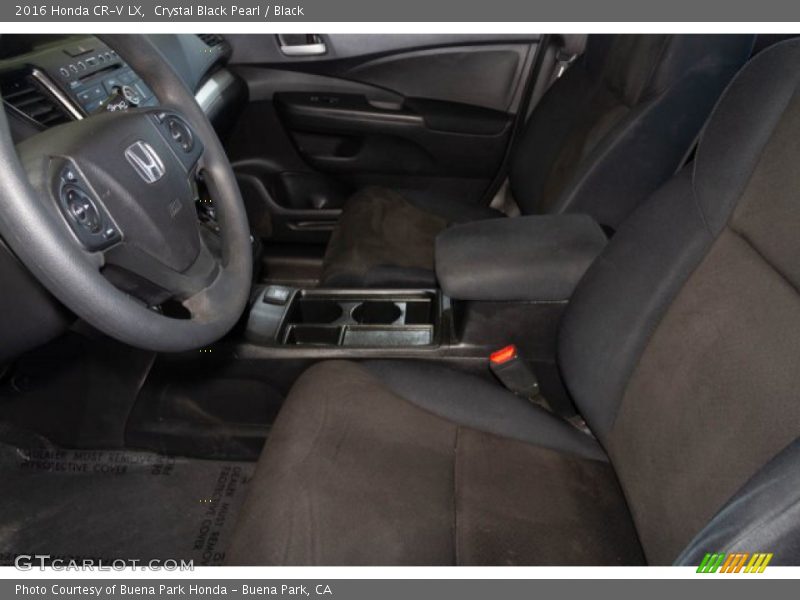 Crystal Black Pearl / Black 2016 Honda CR-V LX