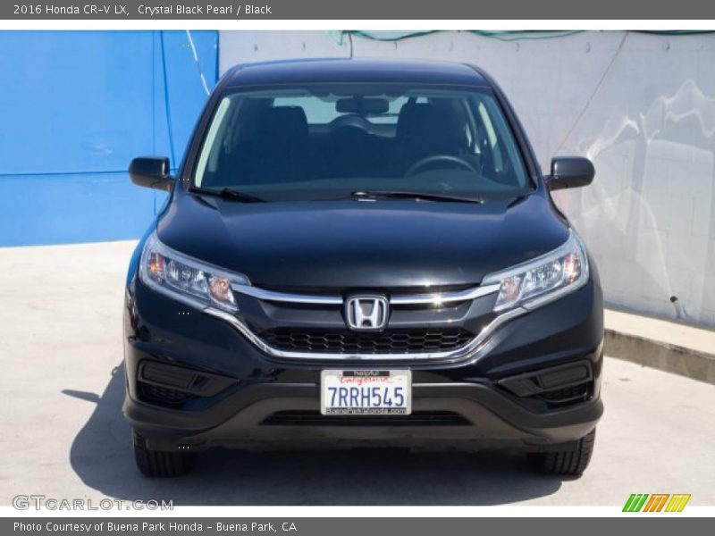 Crystal Black Pearl / Black 2016 Honda CR-V LX