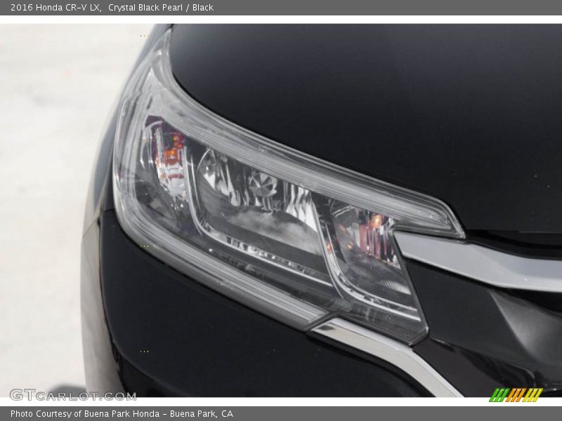 Crystal Black Pearl / Black 2016 Honda CR-V LX
