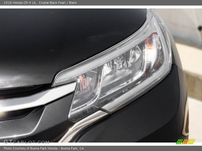 Crystal Black Pearl / Black 2016 Honda CR-V LX