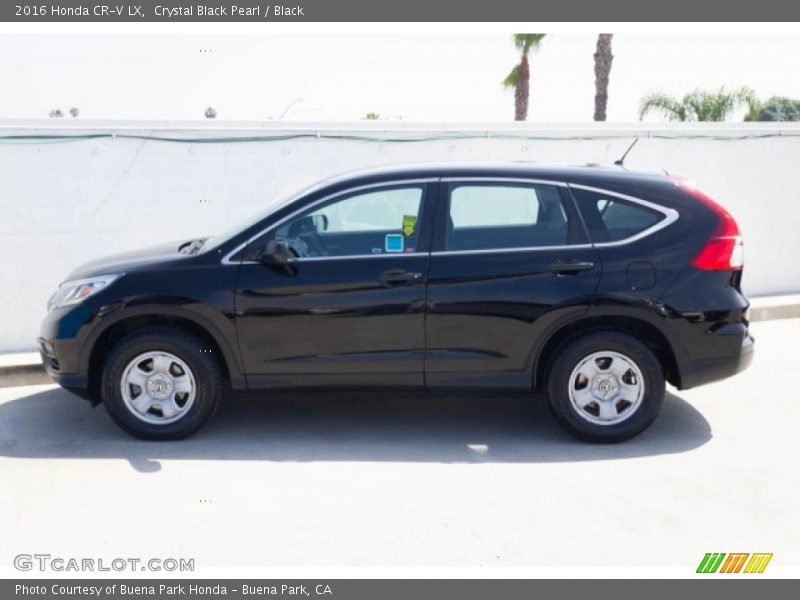 Crystal Black Pearl / Black 2016 Honda CR-V LX